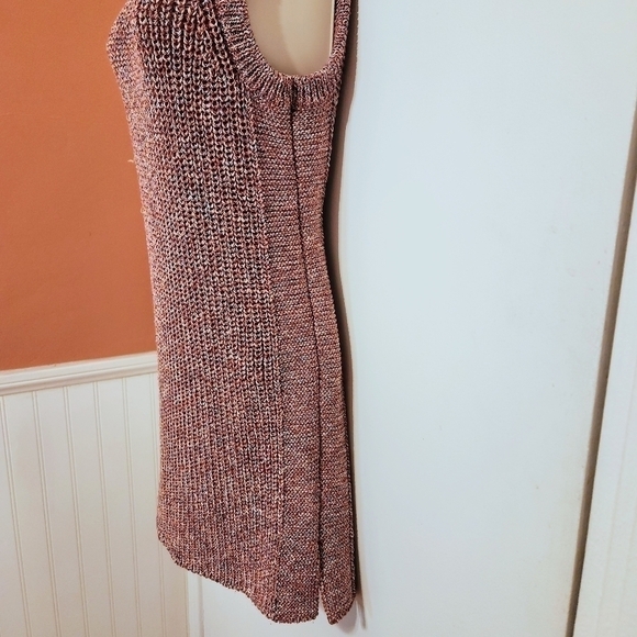 Ella Moss Multicolor Ribbed Knit Sleeveless Tank Medium - Picture 5 of 11